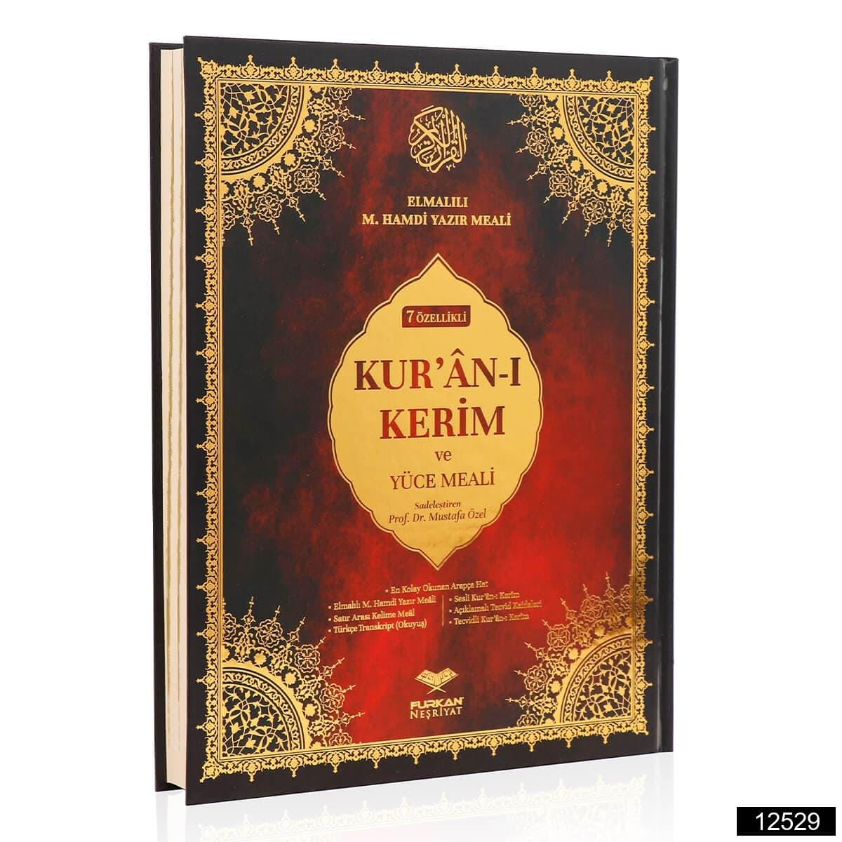 Toptan Orta Boy Bilgisayar Hatlı Arapça 7 Özellikli Kuran-ı Kerim Meali – Elmalılı M. Hamdi Yazır