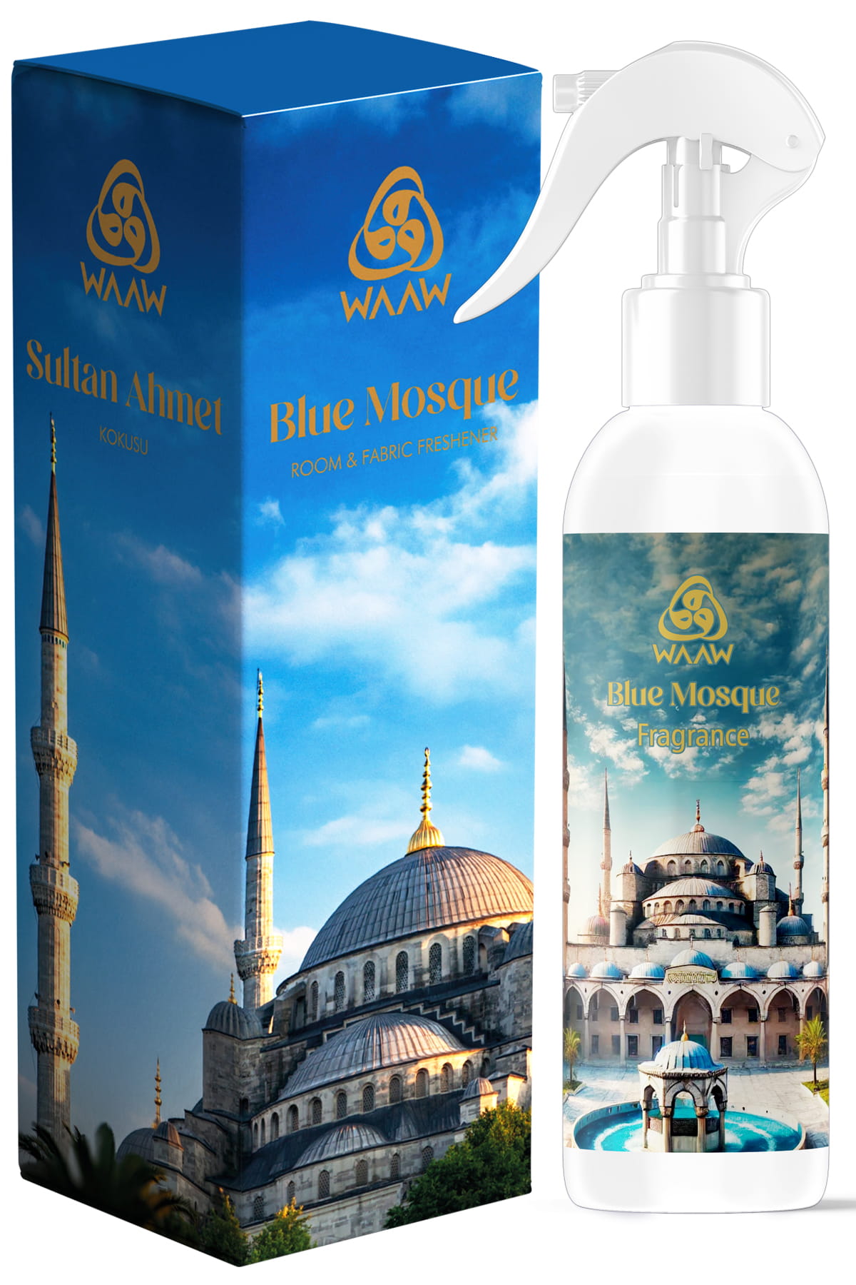 Toptan Cami Kokusu Sprey 400ml Alkolsüz Oda ve Seccade Kokusu