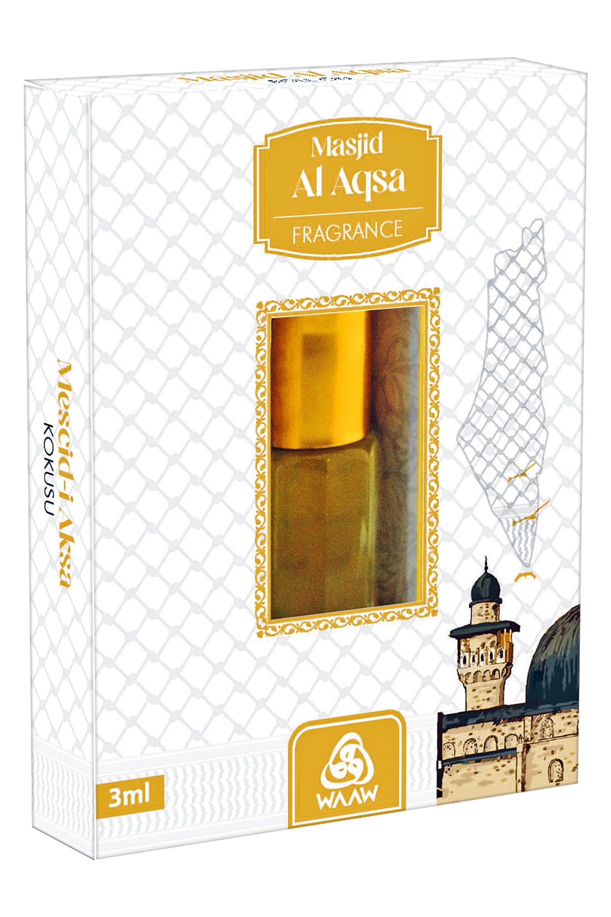 Toptan Mescidi Aksa Kokusu Alkolsüz Esans 3ml Roll-On Hediyelik