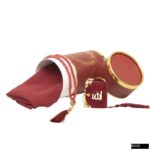 Taç Silindir Kutu + Mikro Kadife Püsküllü Kuran + Namaz Başörtüsü + Cam İnci Tesbih Seti