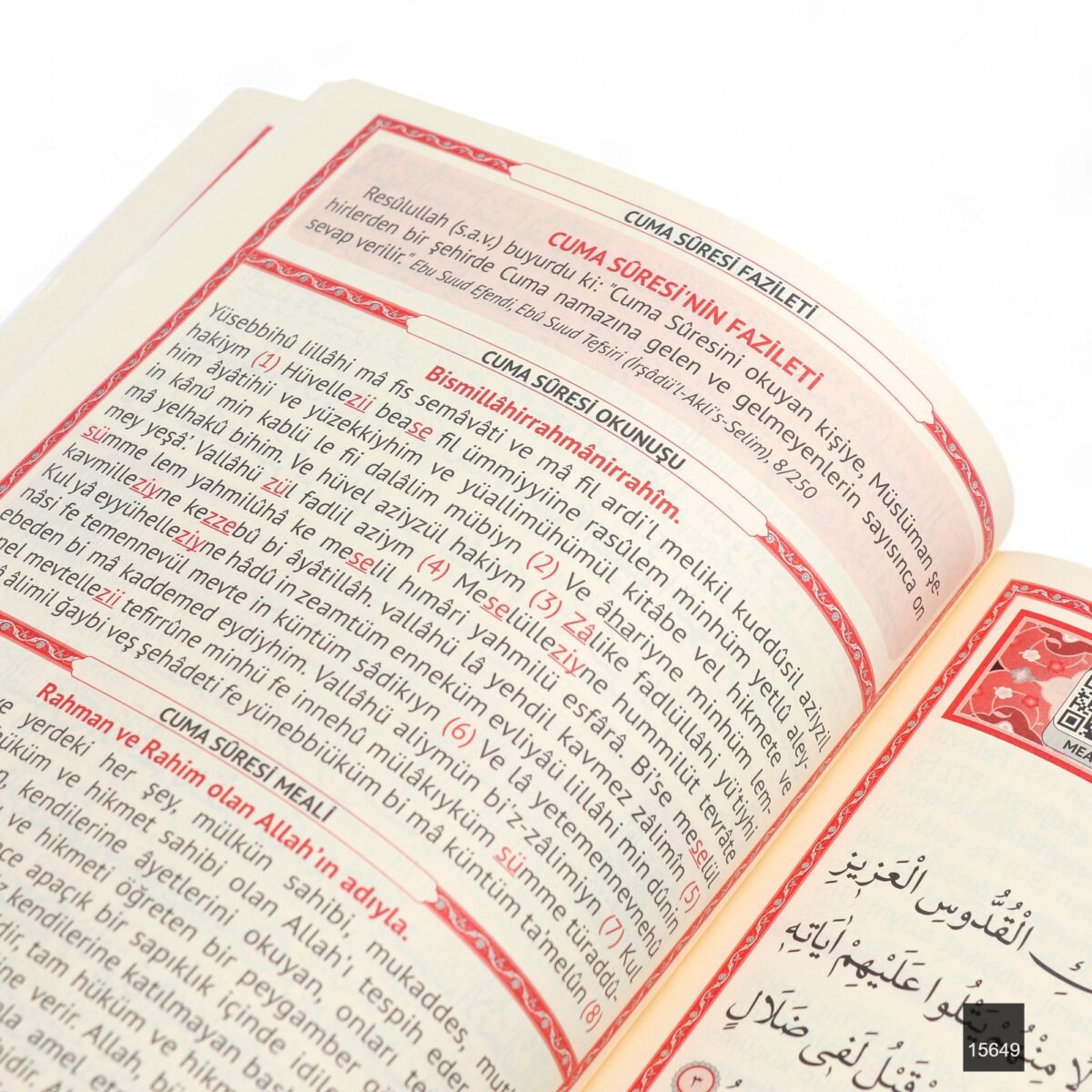 marifet rahle boy 128 sayfa 3lü karton kapak 41 yasin - görsel 4