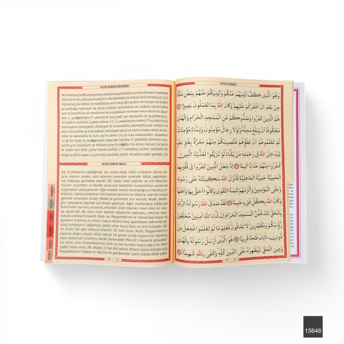 marifet cami boy 128 sayfa 3lü karton kapak 41 yasin - görsel 4