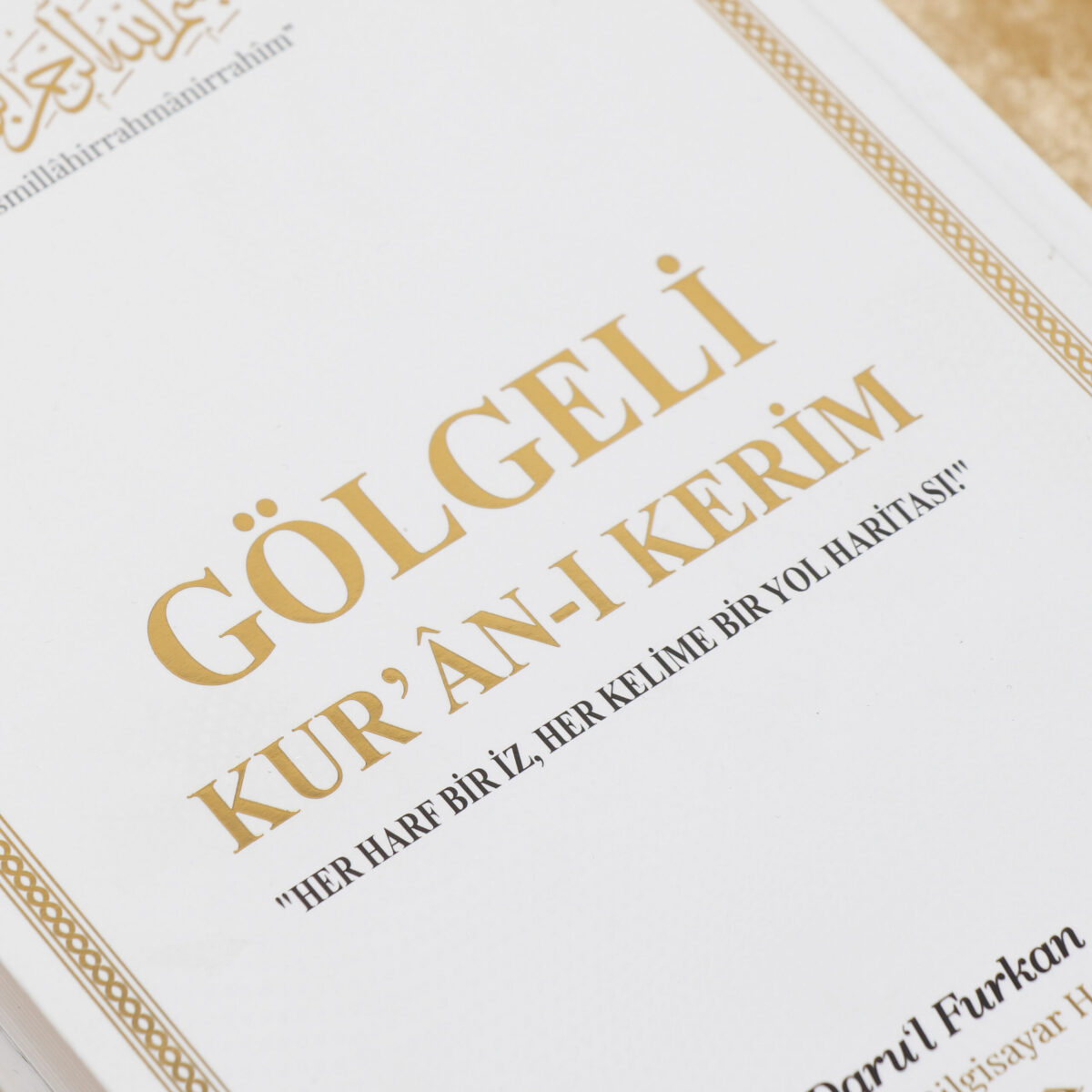orta boy arapça sıvama kapak gölgeli kuranı kerim - görsel 4