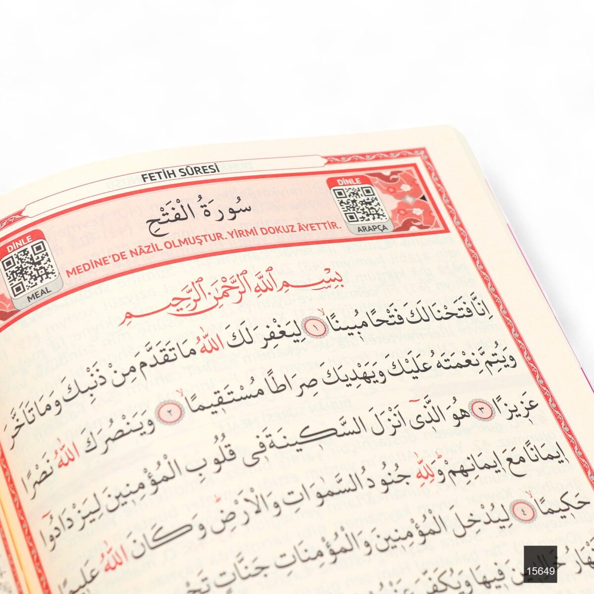 marifet rahle boy 128 sayfa 3lü karton kapak 41 yasin - görsel 6