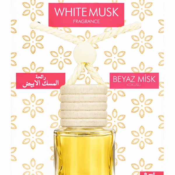 Beyaz Misk & White Musk Kokusu 8ml Asmalı Araba ve Araç Kokusu