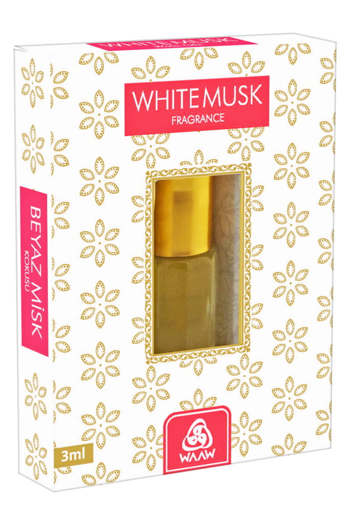 Beyaz Misk White Musk Kokusu Alkolsuz Esans 3ml Roll On Hediyelik