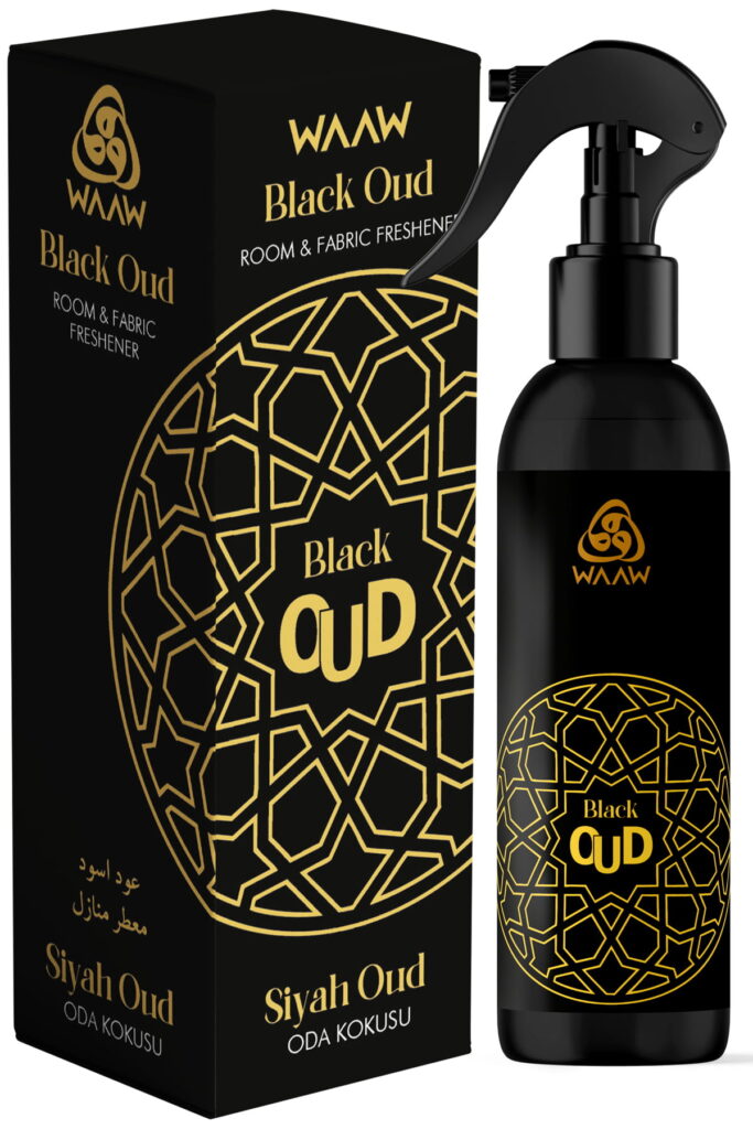 Siyah Misk Black Oud Kokusu Sprey 400ml Alkolsuz Oda Ve Seccade Kokusu