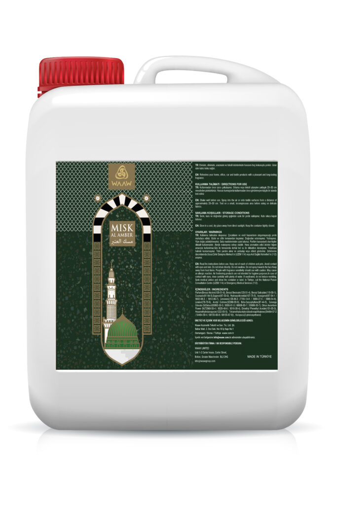Medine Ravza Cami Kokusu 5 Litre Mescit Ve Seccade Kokusu