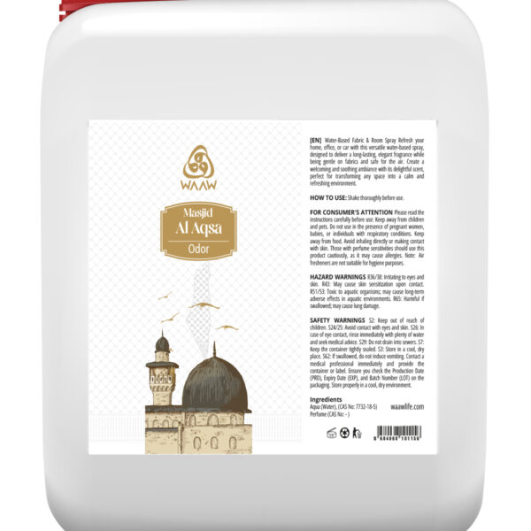 Mescidi Aksa Cami Kokusu 5 Litre – Mescit ve Seccade Kokusu